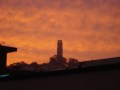 Coit Tower overlooking San Francisco. The structure was built 