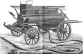 1830 illustration of fire truck taken from Braidwood's book